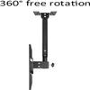 GDMEPMU TV Stand TV Unit, TV Ceiling Mount, Adjustable Tilt Swivel, Fits 26-60 Inch TVs, Max VESA 400x400mm, with Loading 132 Lbs TV Mount TV Stand view 3