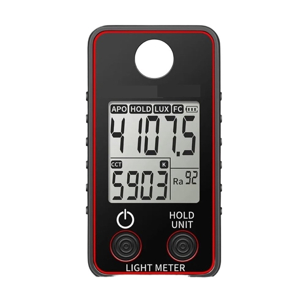 UV Meter, Color Temperature Tester Illuminance Meter 0.5-300000LUX LED Illumination Test Meter Photographic Luminance Measuring Device(SK-8201)