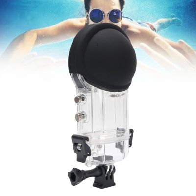 CUIFATI Dive Case for X5 Action Camera, Water Proof Camera Case with Tempered Glass Lenses, Underwater Camera Protective Dive Housing Shell, for Diving, Swimming