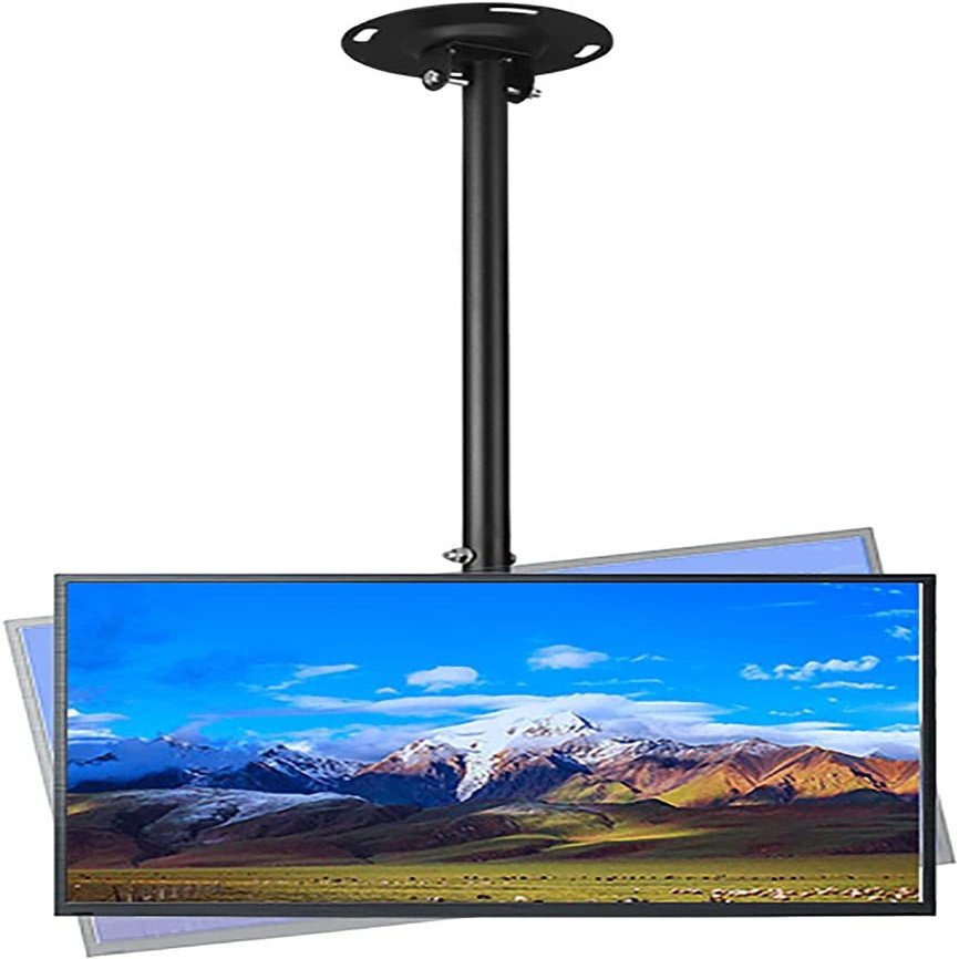 WQPMRMG TV Stand TV Unit, Ceiling Mount for Most 42-70 Inch TV LCD, with Tilt Swivel TV Stand, Max VESA 600x400mm TV Mount TV Stand