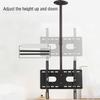 WQPMRMG TV Stand TV Unit, Ceiling Mount for Most 42-70 Inch TV LCD, with Tilt Swivel TV Stand, Max VESA 600x400mm TV Mount TV Stand view 4