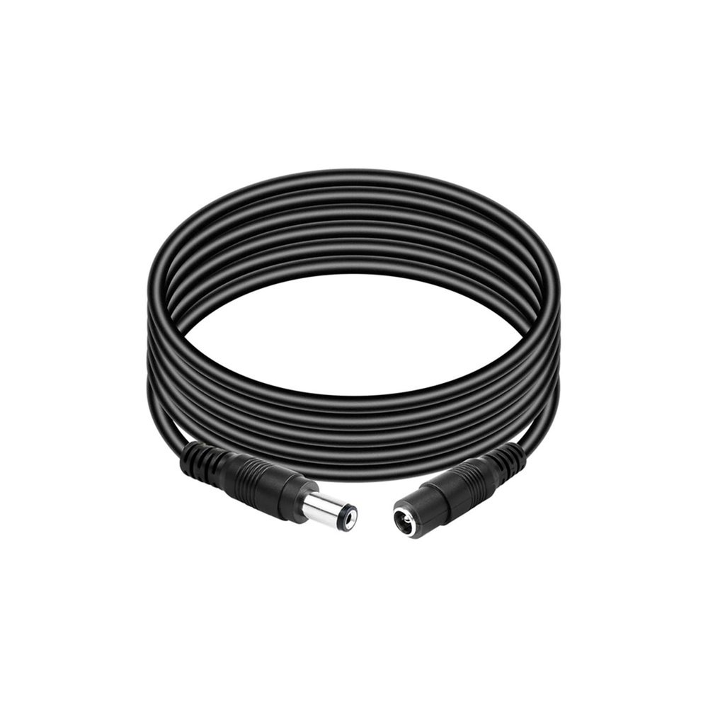XVFSPWP Extension Cable Male to Male Power Connector 5.5mm x 2.1mm Adapter 2M 3Meters 5M 10M Long for LED Power CCTV Camera DVR(5M)
