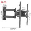 WQPMRMG TV Stand Mount Wall Mounted TV Mounting Rack Home Living Room Telescopic Rotating Folding TVs Rack Office Conference Room LCD Display Bracket''32-55''inch TV Base Stand view 2
