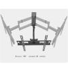 WQPMRMG TV Stand Mount Wall Mounted TV Mounting Rack Home Living Room Telescopic Rotating Folding TVs Rack Office Conference Room LCD Display Bracket''32-55''inch TV Base Stand view 3