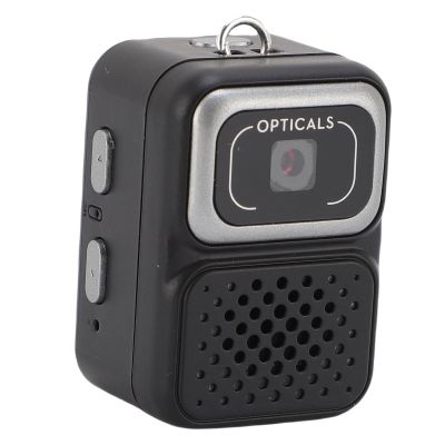 Diyeeni Mini Camera 1080P HD Video Recorder - Keychain Digital Camcorder with 0.96in Color Screen, Support OTG, Ultra Portable Tiny Camera for Travel Vlog Night Shots (Black)