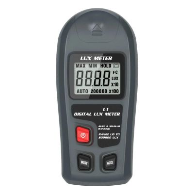 UV Meter, Digital Lux Meter Illuminometer 0~200,000lux LCD Pocket Light Meter Lux/FC Measure Tester Sensor Photometer Luxmeter