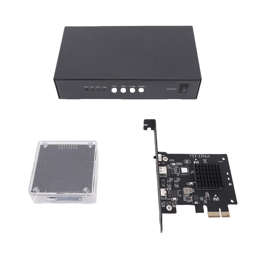 Dpofirs DMA Fuser, Lossless Transfer 144Hz Direct Memory Access Card HD Image Quality Kmbox Controller for Bank Data Center