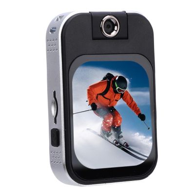 Bewinner Clip on Portable Action Camera, 720p HD Mini Camera, 30Fps IP65 Rainproof, Portable HD Video Recording Camcorder for Riding