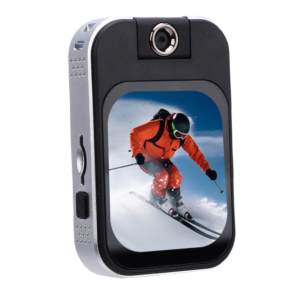 Bewinner Clip on Portable Action Camera, 720p HD Mini Camera, 30Fps IP65 Rainproof, Portable HD Video Recording Camcorder for Riding