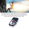 Bewinner Clip on Portable Action Camera, 720p HD Mini Camera, 30Fps IP65 Rainproof, Portable HD Video Recording Camcorder for Riding view 2