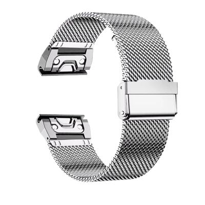 1.0 Mesh Stainless Steel Band for Smart Watch Replacement Strap 20mm 22mm 26mm Metal Wristband Bracelet Belt Accessories Watchbands