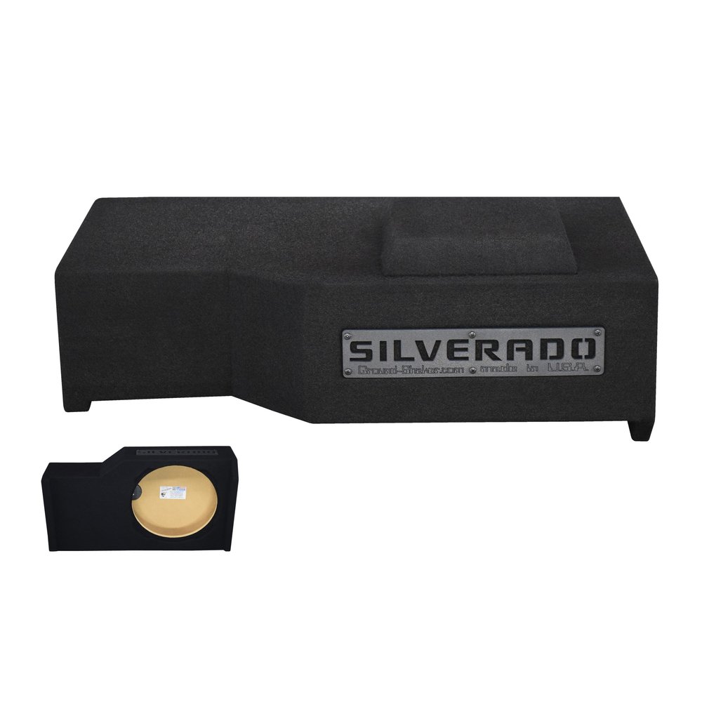 13" Single Sealed TW5 sub Box, fits Chevy 14-18 Silverado Crew-cab Speaker Box subwoofer Enclosure Stereo car Audio Home Audio