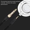 Yunir 6.5 to 3.5mm Earphone Cable,160CM Audio Cord for ATh M50x M40x M70x, Tin Plated Copper Core with Nickle Plated Plug, Transmission, Compatible with Iron Triangle Headphones view 2