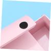 Tofficu Monitor Elevated Shelf with Drawer for Desk Storage Pink Abs Organizer for Computer Accessories Stationery Cosmetics Ergonomic Height Riser for Office Students and Makeup view 2
