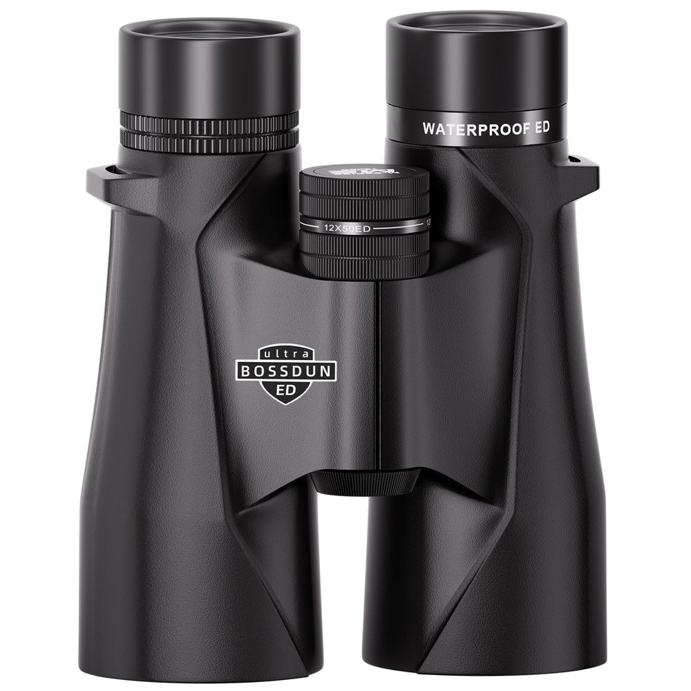 12x50 Binoculars for Adults, ED Professional/Waterproof Fogproof Optics Binoculars with Low Light Night Vision, Durable and Clear FMC BAK4 Prism Lens, for Birds Watching Hunting Traveling