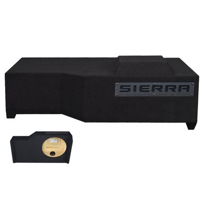 12" Single Sealed sub Box, fits 14-18 Sierra Crew-cab Speaker Box subwoofer Enclosure Stereo car Audio Home Audio