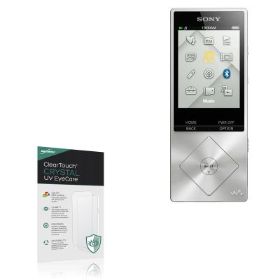 BoxWave Screen Protector Compatible with Sony NWZ-A17 - ClearTouch Crystal Anti-UV EyeCare (2-Pack), Filters Out Harmful Blue Light Reduce Fatigue