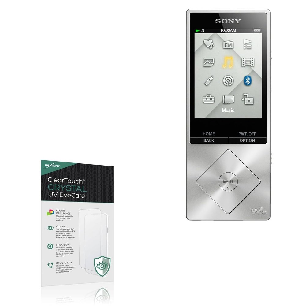BoxWave Screen Protector Compatible with Sony NWZ-A17 - ClearTouch Crystal Anti-UV EyeCare (2-Pack), Filters Out Harmful Blue Light Reduce Fatigue