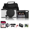 Panasonic Lumix S9 Mirrorless Camera (White) + 64GB Memory Card + Travel Bag + Cleaning kit + Hand Strap + Memory Card Wallet + USB Card Reader, SD/microSD + More view 1