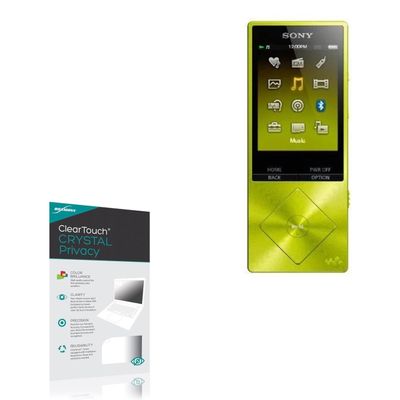 BoxWave Screen Protector Compatible with Sony NW-A20 - ClearTouch Crystal Privacy (2-Pack), Privacy Screen Protector Flexible Film Clear