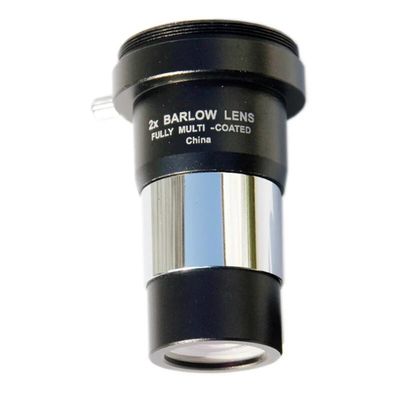 Telescope 1.25Inch 2X Barlow Lens Eyepiece Suitable for Telescope Lens