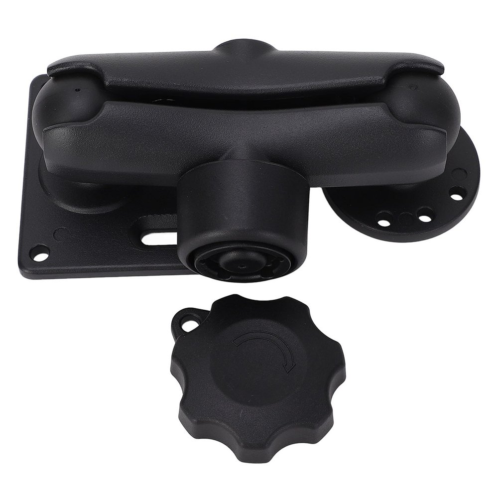 EVTSCAN 1.5in Double Ball Mount Anti Theft Aluminium Alloy Double Socket Arm Fish Finder Mount for C Size Ball