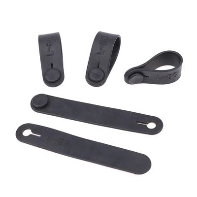 10Pcs Motorcycle Rubber Frame Securing Cable Wiring Harness Power Cord Tie Clutch Line Brake Cable Ties Elastic Fix