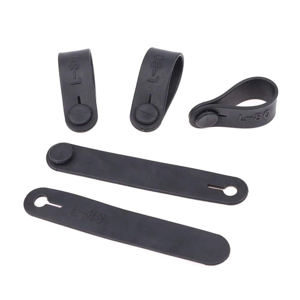 10Pcs Motorcycle Rubber Frame Securing Cable Wiring Harness Power Cord Tie Clutch Line Brake Cable Ties Elastic Fix