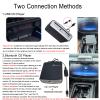 Portable CD Player for Car with Bluetooth and USB Connection,USB External Universal Cars CD Player for Car Audio Systems/TV/MacBook pro/Laptops Desktops/Bluetooth Speaker with Plug and Play view 3