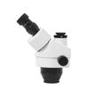 LJSM Lab Microscope Slides 3.5X-180X Industrial Simul-Focus Trinocular Microscope Head for Cell Phone SMD PCB Soldering Repair Zoom Stereo Microscope Head Microscope Parts(7-45X Black) view 4