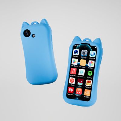 MP3 Player with Bluetooth WiFi 80GB Portable Digital Music Player Android Device with 3.9 Touch Screen HIFI Lossless Sound FM Radio Support Spotify Audible Amazon Music for Kids and Audio Lovers-Blue