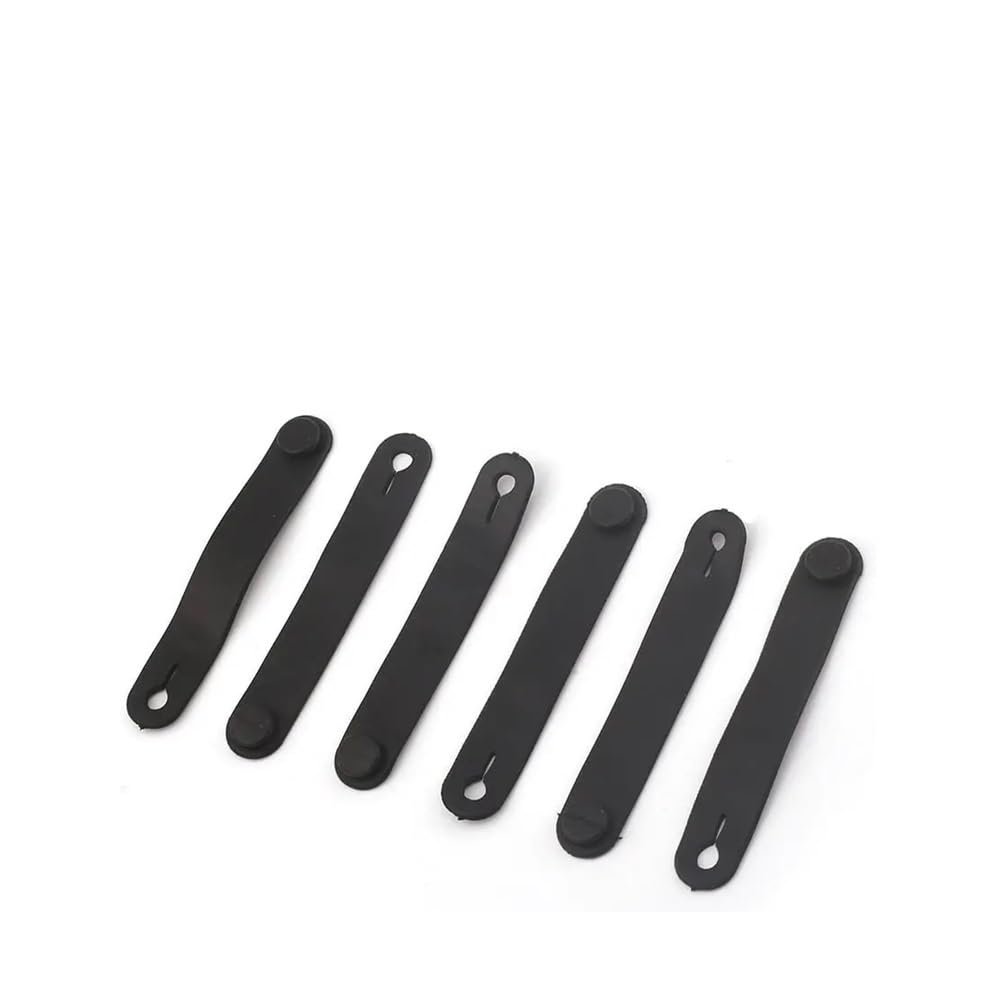 Fit for Triu Tiger 800 900 Gt Trident 660 Four 600 Speed Triple R RS S Twin Speedmast Rubber Cable Securing Ties(6 Pieces)
