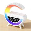 CTJWANRU G-Shape Multifunctional LED Desk Lamp with Bluetooth Speaker, Wireless Charger, Alarm Clock & White Noise Sleep Sounds view 1