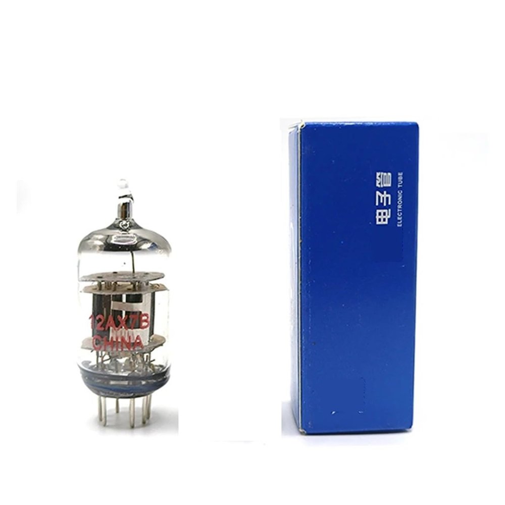 12AX7B 12AU7 Tube Replaces ECC83/ECC82/6N4 for Tube preamplifier HiFi preamplifier DIY Amplifier Audio(12AX7B,1 Pcs)