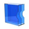 12 - Inch Acrylic Record Storage Rack, Transparent Display Case, Stylish Record Holder, Organizer for Bedroom, Living Room, Albums(Blue,6.3'') view 1