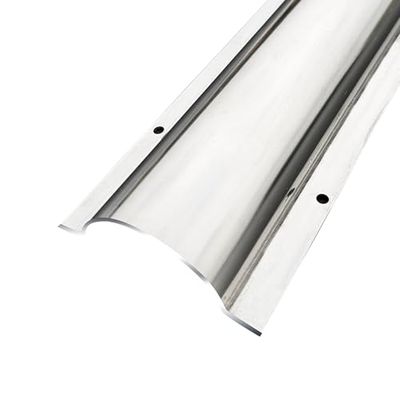 39in Stainless Steel Cable Protector - Metal Floor Cable Cover, Silver Decorative Trough for Office, Home & Workshop - Invisible Design (53 * 1m/2.08 * 0.51in)
