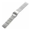 HMFang 18/20/22/24mm Steel Dive Shark Mesh Compatible With Milanese Watch Bracelet Strap Band Weaving Double Snap Strap(C) view 4