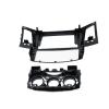 Car Radio Panel 9 Inch Adapter Car Radio DVD Player Fit for Fascias Frame Fit for Toyota Fortuner Hilux Fit for Vigo 2007-2015 Android Fit for Dash Fitting Panel Kit Nice-Looking(Wooden MT Frame) view 3