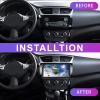 10.1Inch 2Din Installation Dash Kit Fits for Nissan Sylphy Sentra Sv 2016-2019 Aftermarket Android Car Radio Stereo Mounting Fascia Panel view 2
