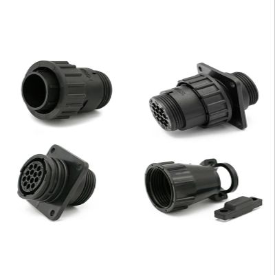 RZQUAL 1/5/20/50 Sets 4P/9P/14Pin AMP/TE Type SMEMA SMT Equipment Signal Connector Aviation Plug 182645 182919 182647 182649 206043(9p Male Female Set,1 Set)