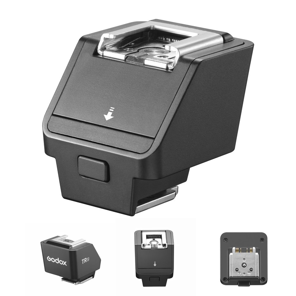 Godox TR-S TRS TTL Hot Shoe Riser for Sony TTL System, Compatible with Sony iT20-S iT22-S iT30pro-S Mini Flash, Support TTL Function and High Speed Sync