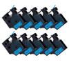 10PK 9mm 40913 Tape Compatible with D1 Tape 40910 40913 40916 40917 40918 40919 Label Tape Works with LabelManager 160 280 Label Maker(Black on Blue) view 1