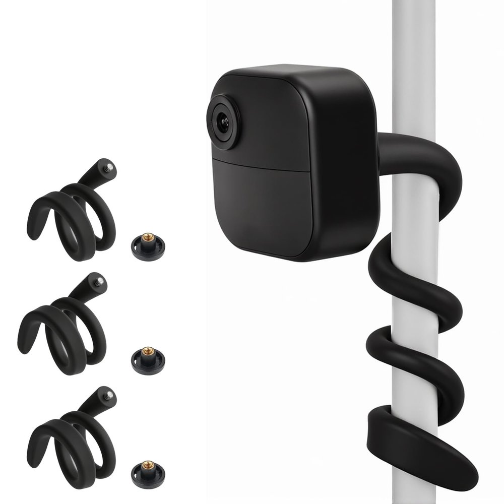 3Pack Flexible Twist Mount Compatible with Blink Outdoor 4 (4th Gen)/Blink Outdoor (3rd Gen)/XT2/XT,Blink Mini2/Mini,Adjustable Blink Camera Mount,Attach Your Blink Camera Anywhere-No Drilling