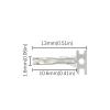100PCS 2.54mm Jumper Wire Cable Housing Female Pin Connector Terminal view 2