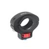 BGNing Aluminum Bicycle Handlebar Mount 1/4'' Screw Adapter Handlebar Clip Holder Clamp Compatible with ONE R/X2/13/MAX/Action4 Action/OSMO 360 Camera Accessories (Black red-) view 3