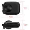 GEEKRIA Carrying Case for Osmo 360, Portable Compact Storage Bag Compatible with DJI Osmo 360 Protective Case, Travel Storage Case with Wrist Strap, Action Camera Accessories (Black) view 2