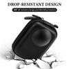 GEEKRIA Carrying Case for Osmo 360, Portable Compact Storage Bag Compatible with DJI Osmo 360 Protective Case, Travel Storage Case with Wrist Strap, Action Camera Accessories (Black) view 4