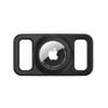 1Pcs Pet Anti-Loss Device Pet GPS Tracker Airtag Locator Protective Cover Case, Waterproof Silicone Collar Holder, Black view 2