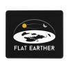 Flat Earth Mouse Pad 8.6 x 7 inch, Mousepad for Laptop Gaming, Computer Mouse Mat Stitched Edge Non-Slip Rubber Base, Home Office Decor Desk Accessories view 1