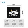 Flat Earth Mouse Pad 8.6 x 7 inch, Mousepad for Laptop Gaming, Computer Mouse Mat Stitched Edge Non-Slip Rubber Base, Home Office Decor Desk Accessories view 4